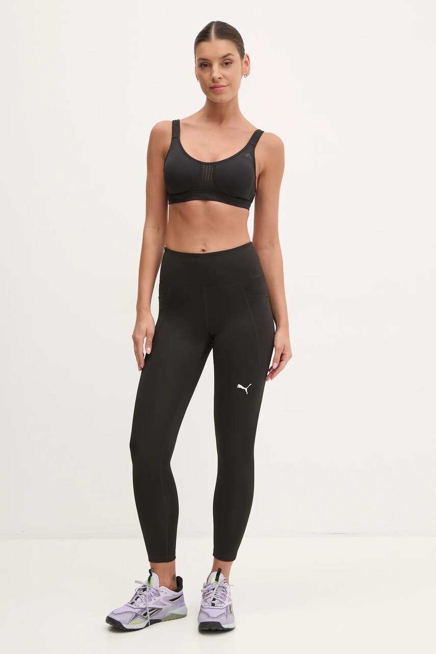 Легінси для тренувань Puma Essentials колір чорний однотонні 525899
