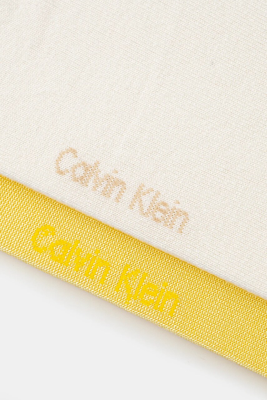Шкарпетки Calvin Klein 2-pack жіночі колір жовтий 701231377