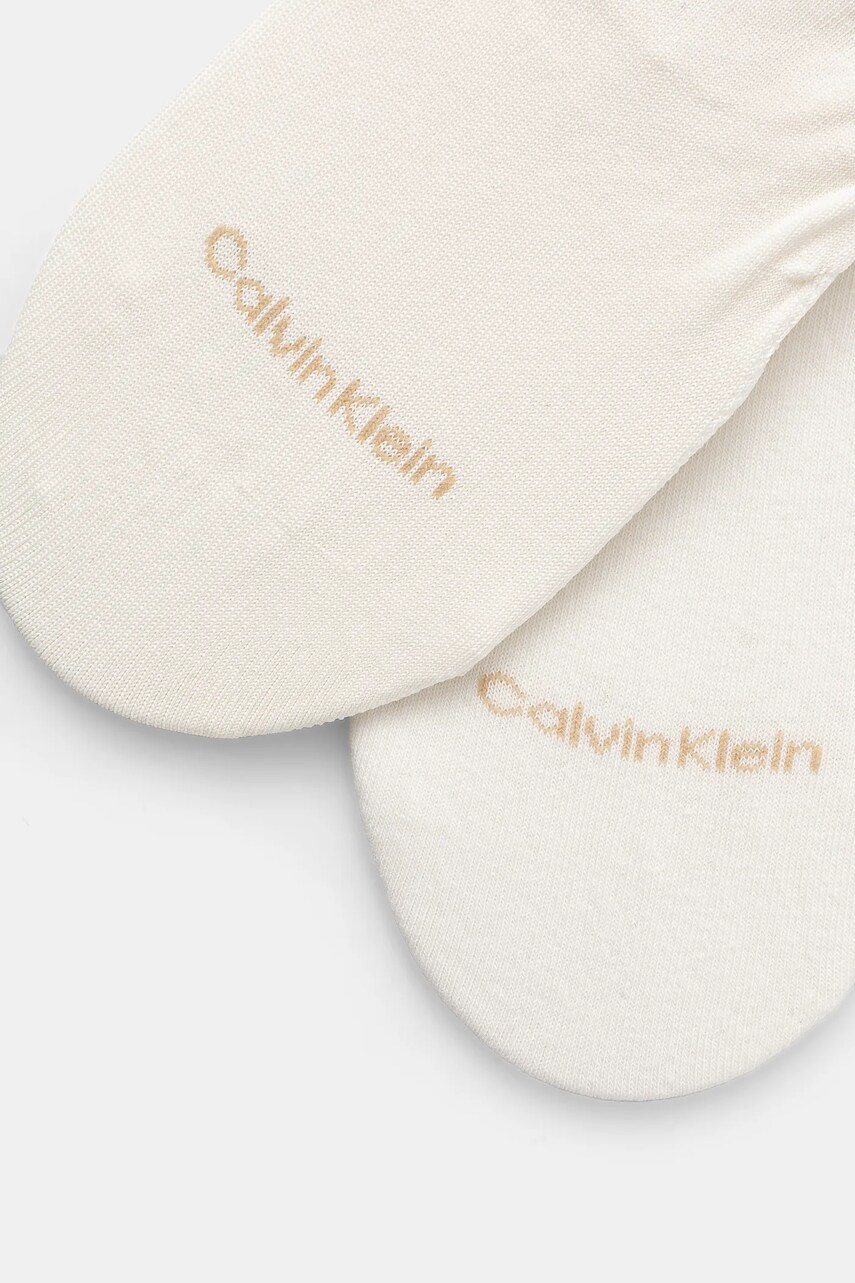 Шкарпетки Calvin Klein 2-pack жіночі колір білий 701232644