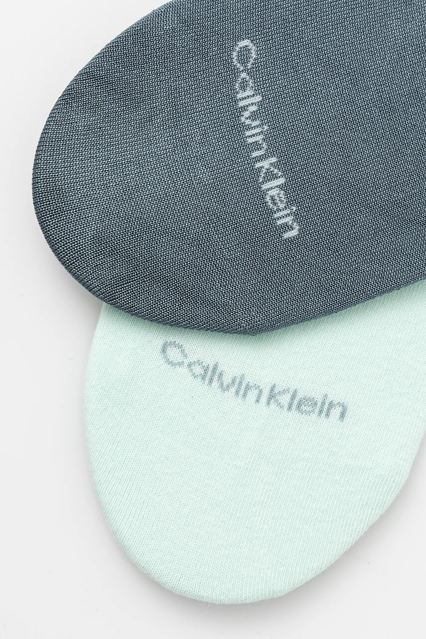 Шкарпетки Calvin Klein 2-pack жіночі колір зелений 701232644