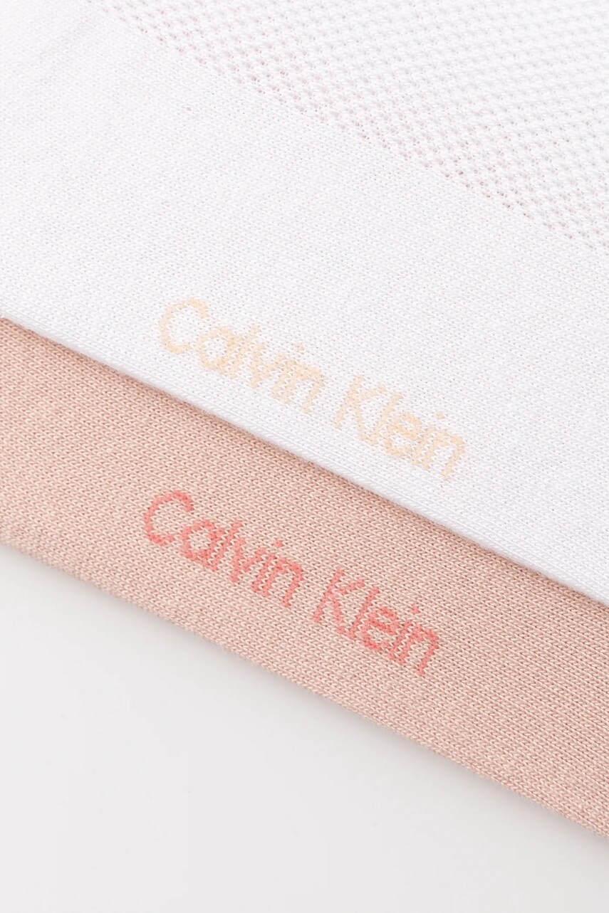 Шкарпетки Calvin Klein Jeans 2-pack жіночі колір помаранчевий 701231400