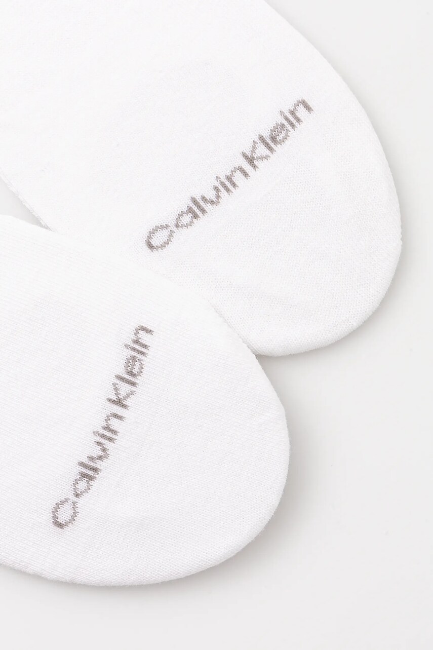 Шкарпетки Calvin Klein Jeans 2-pack жіночі колір білий 701231401