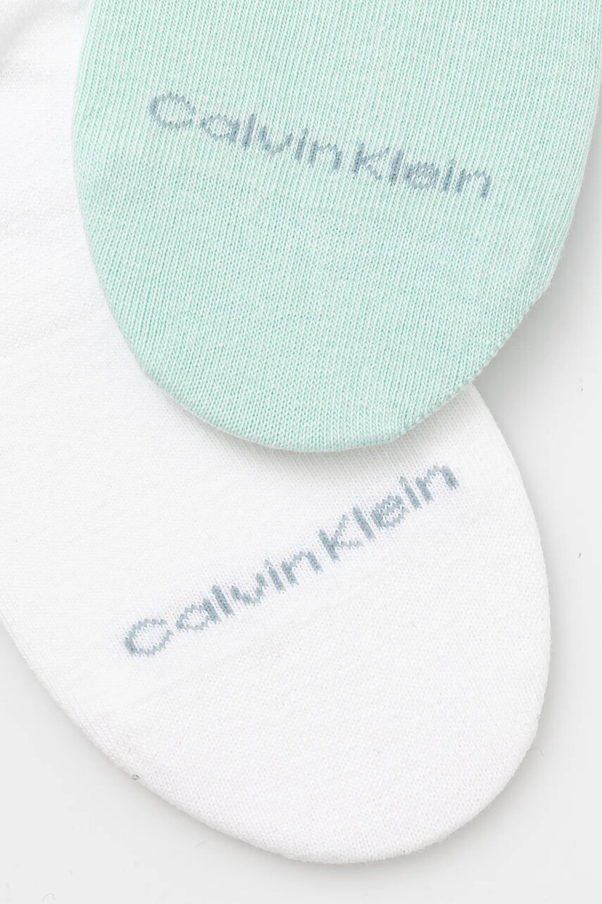 Шкарпетки Calvin Klein Jeans 2-pack жіночі колір бірюзовий 701231401