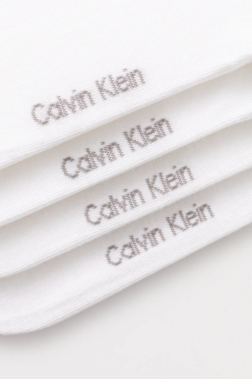 Шкарпетки Calvin Klein Jeans 2-pack жіночі колір білий 701231403