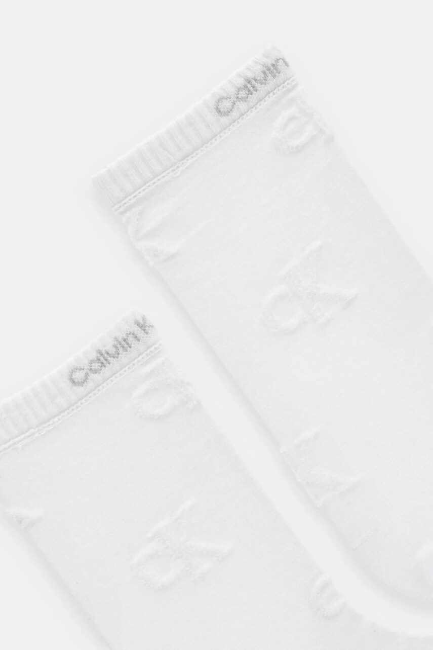 Шкарпетки Calvin Klein Jeans жіночі колір білий 701232643