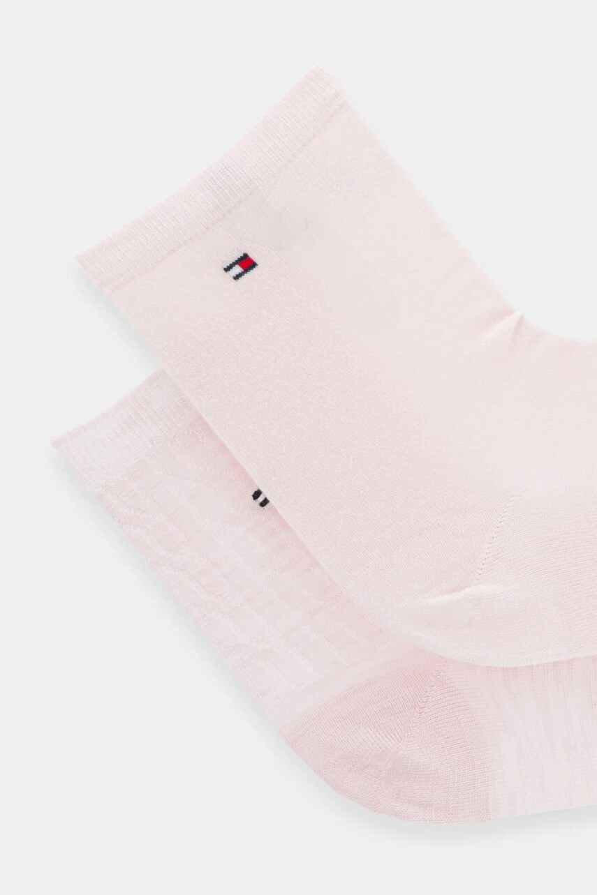Шкарпетки Tommy Hilfiger 2-pack жіночі колір рожевий 701232608