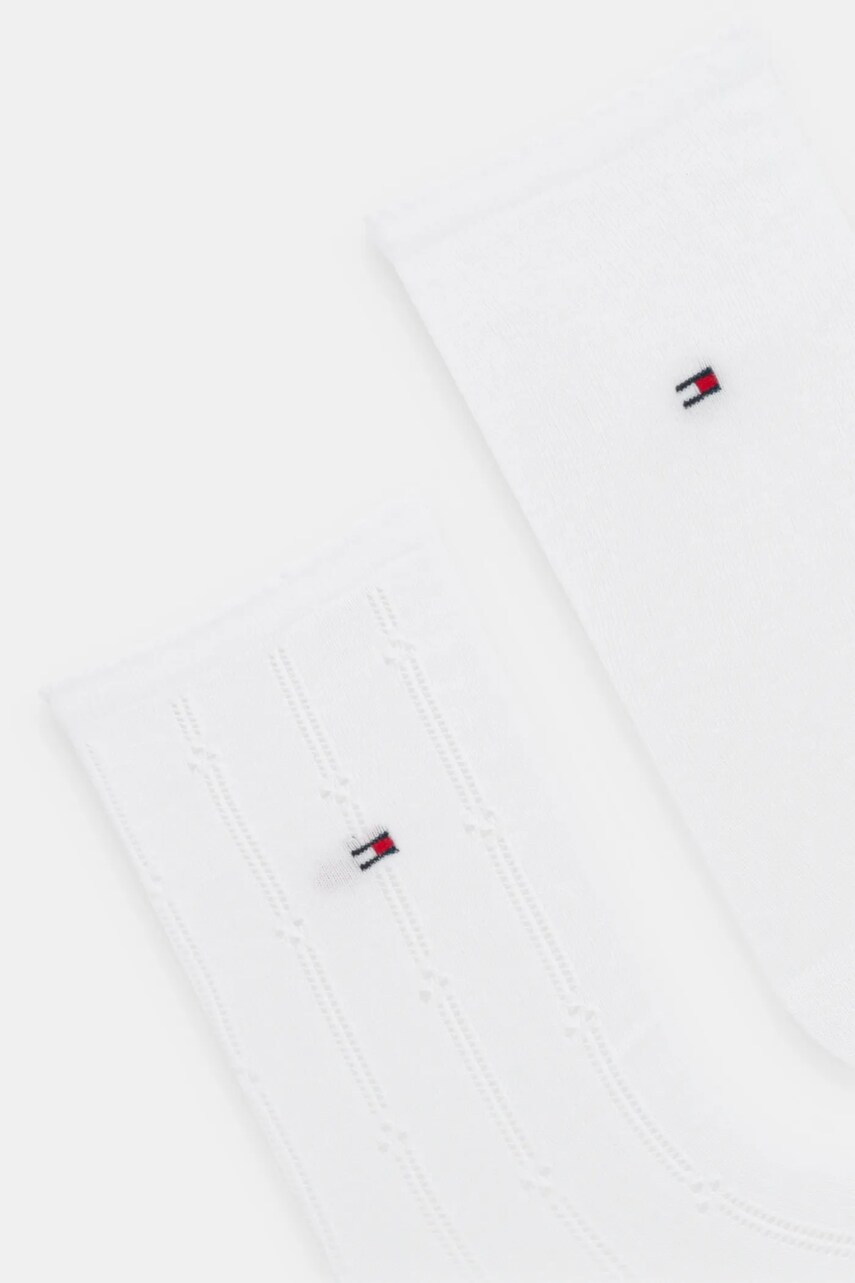 Шкарпетки Tommy Hilfiger 2-pack жіночі колір білий 701232610
