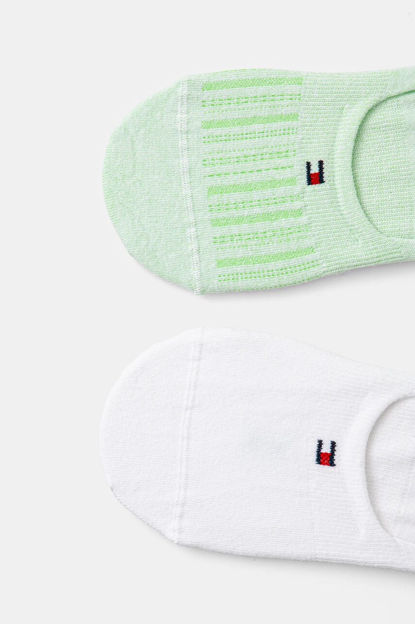 Шкарпетки Tommy Hilfiger 2-pack жіночі колір зелений 701232981
