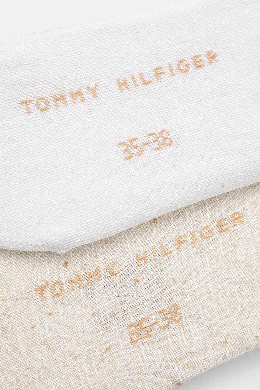 Шкарпетки Tommy Hilfiger 2-pack жіночі колір бежевий 701232982
