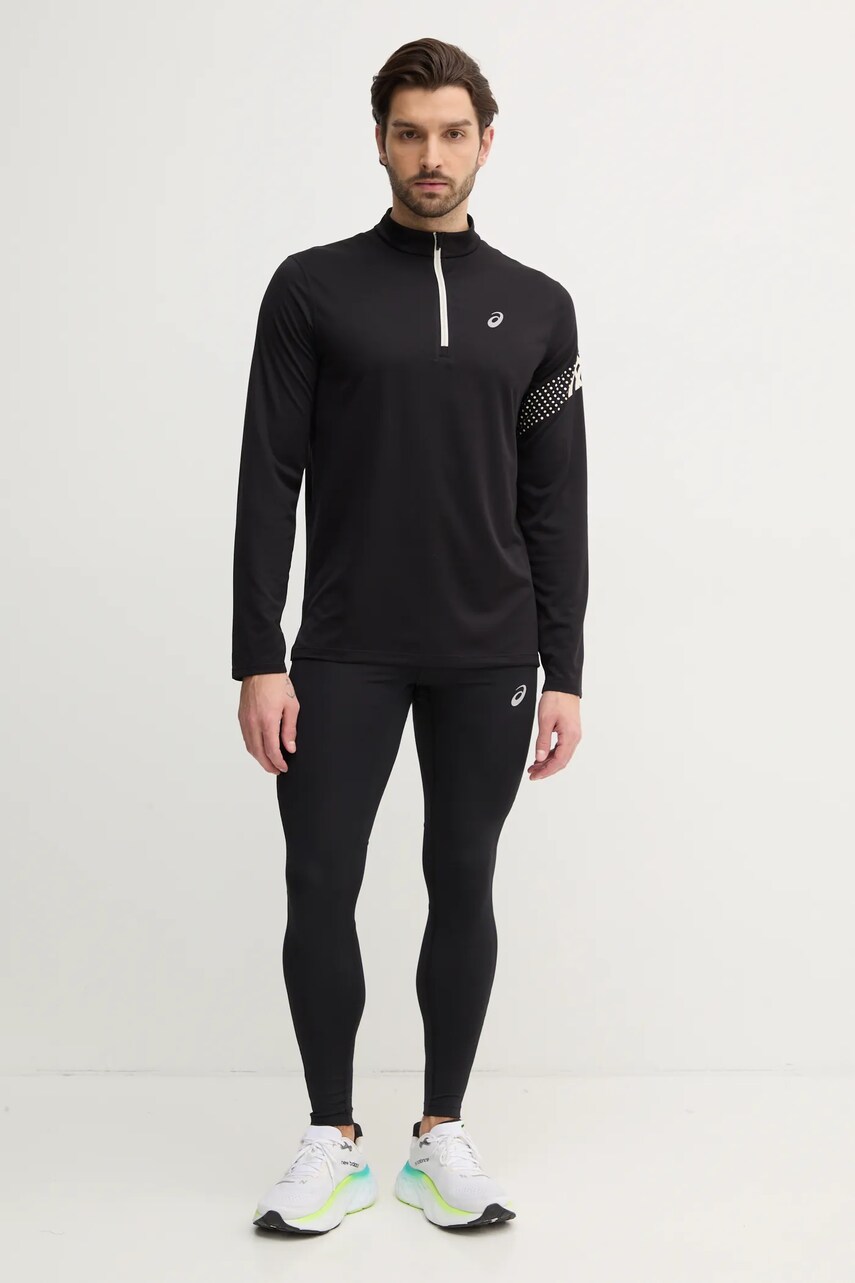 Легінси для бігу Asics Core колір чорний однотонні 2011D220