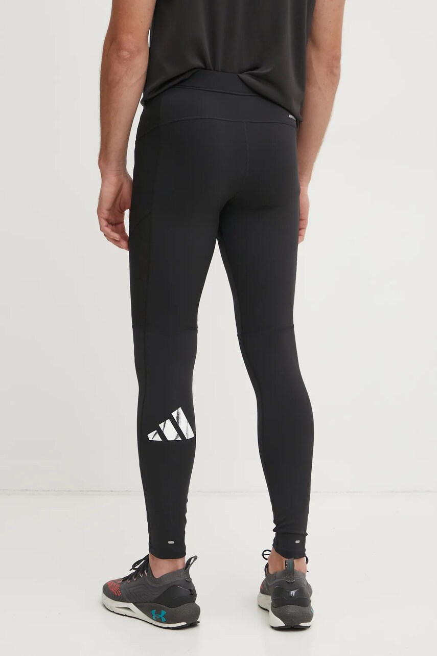 Легінси adidas Performance Run It чоловічі колір чорний однотонні JY4615