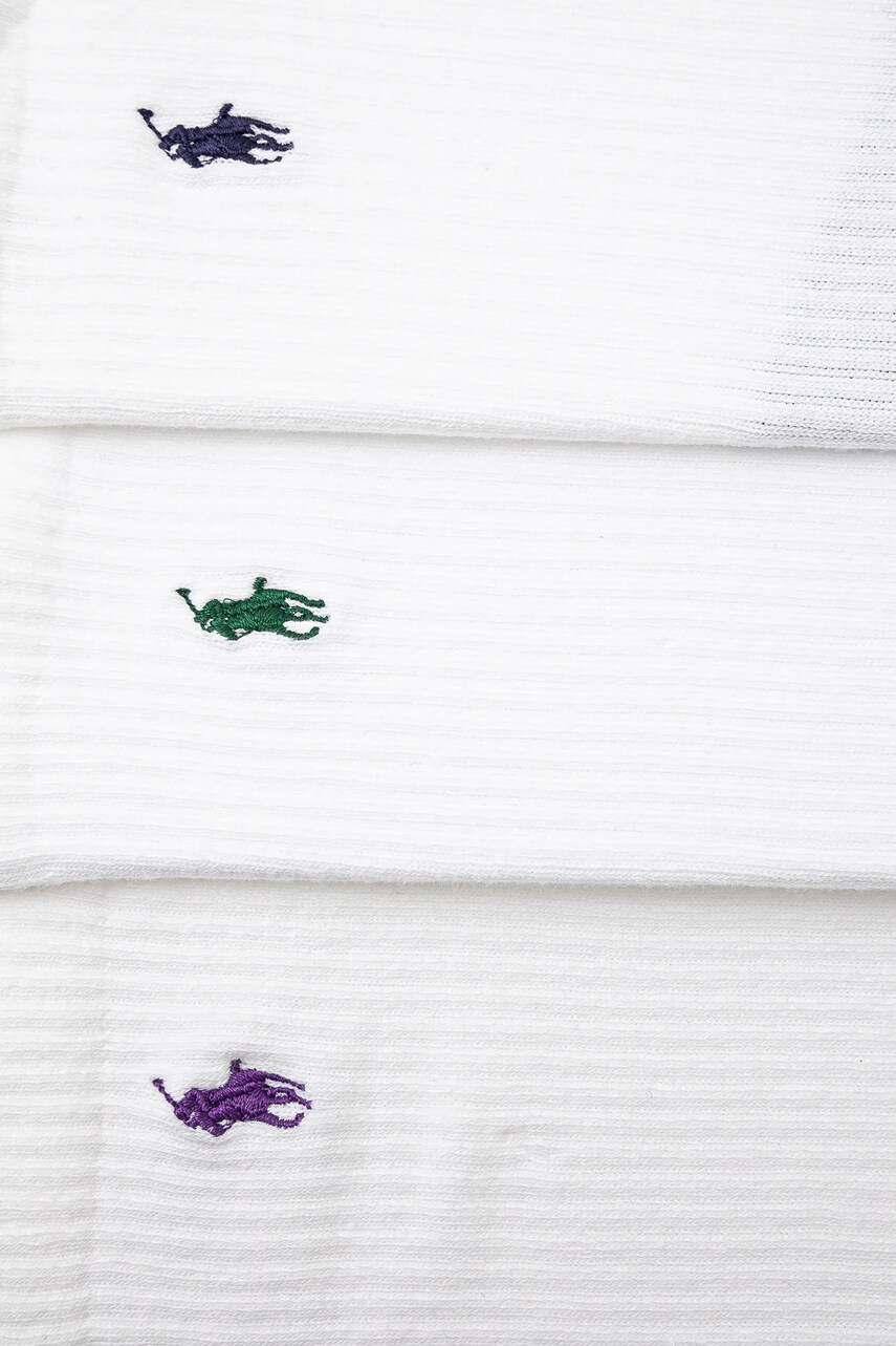 Шкарпетки Polo Ralph Lauren 3-pack чоловічі колір білий 449958095