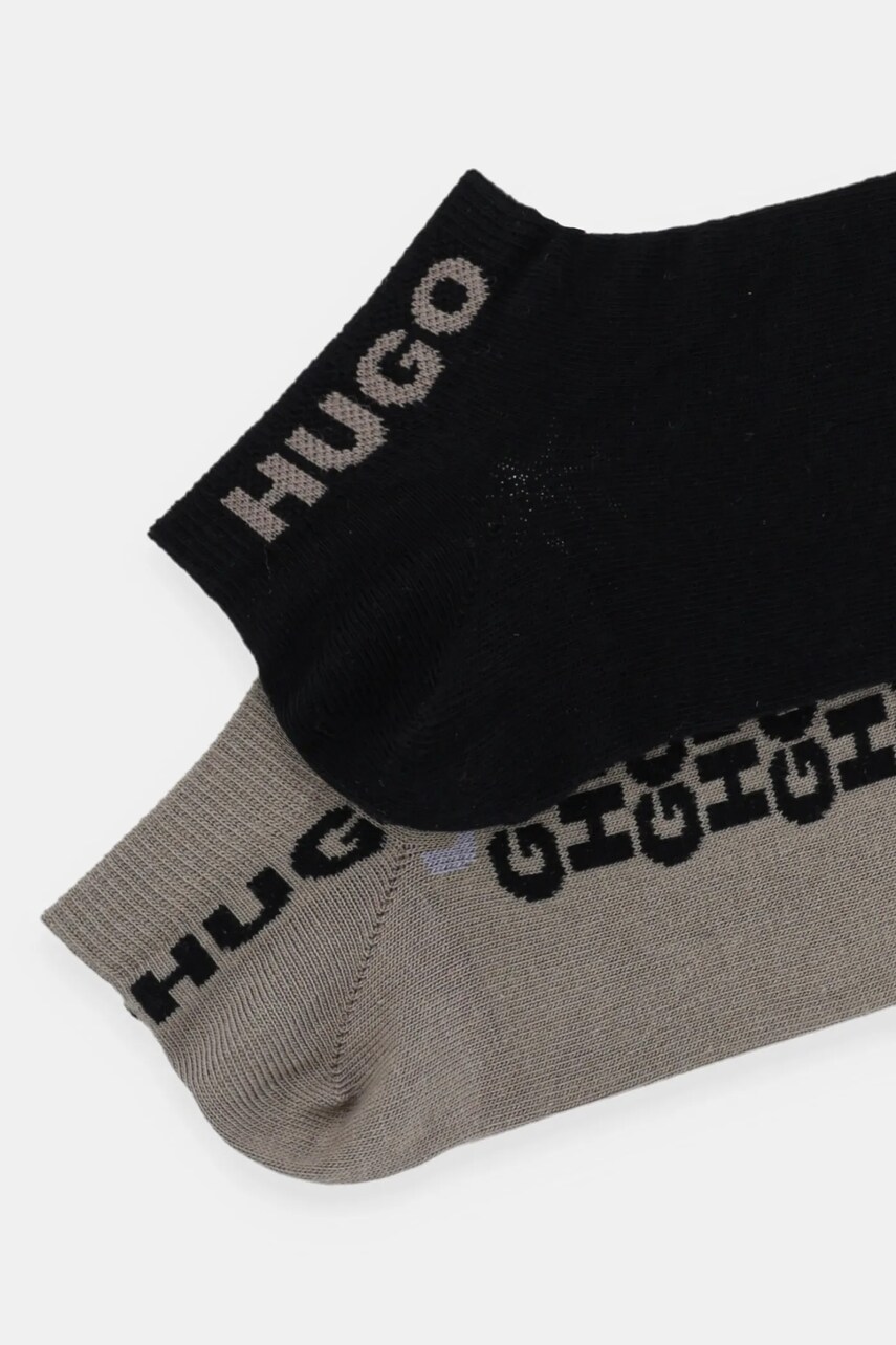 Шкарпетки HUGO 2-pack чоловічі колір бежевий 50520998
