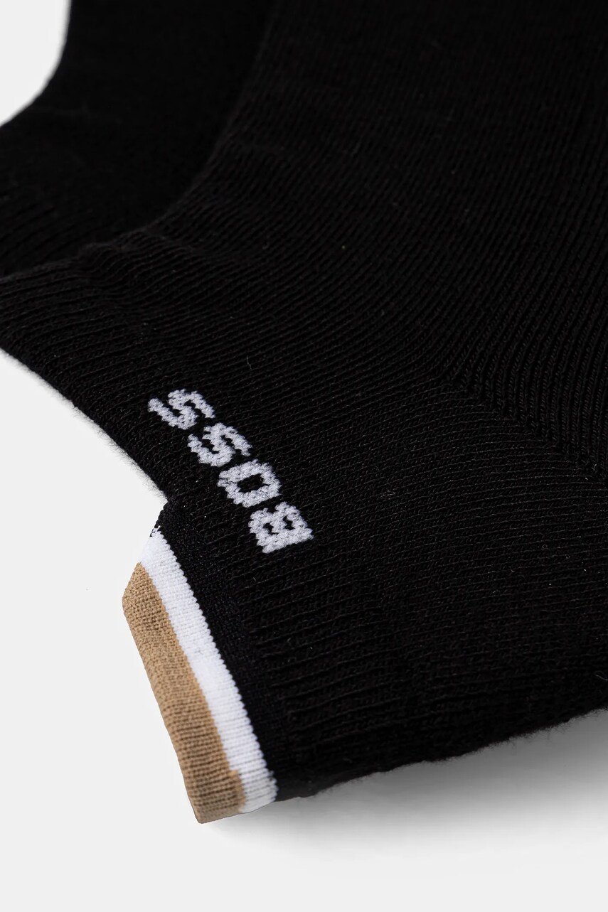 Шкарпетки BOSS 2-pack чоловічі колір чорний 50531617