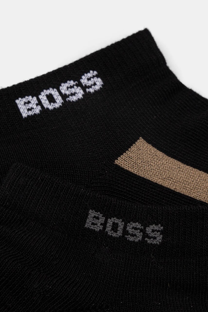 Шкарпетки BOSS 2-pack чоловічі колір чорний 50537545