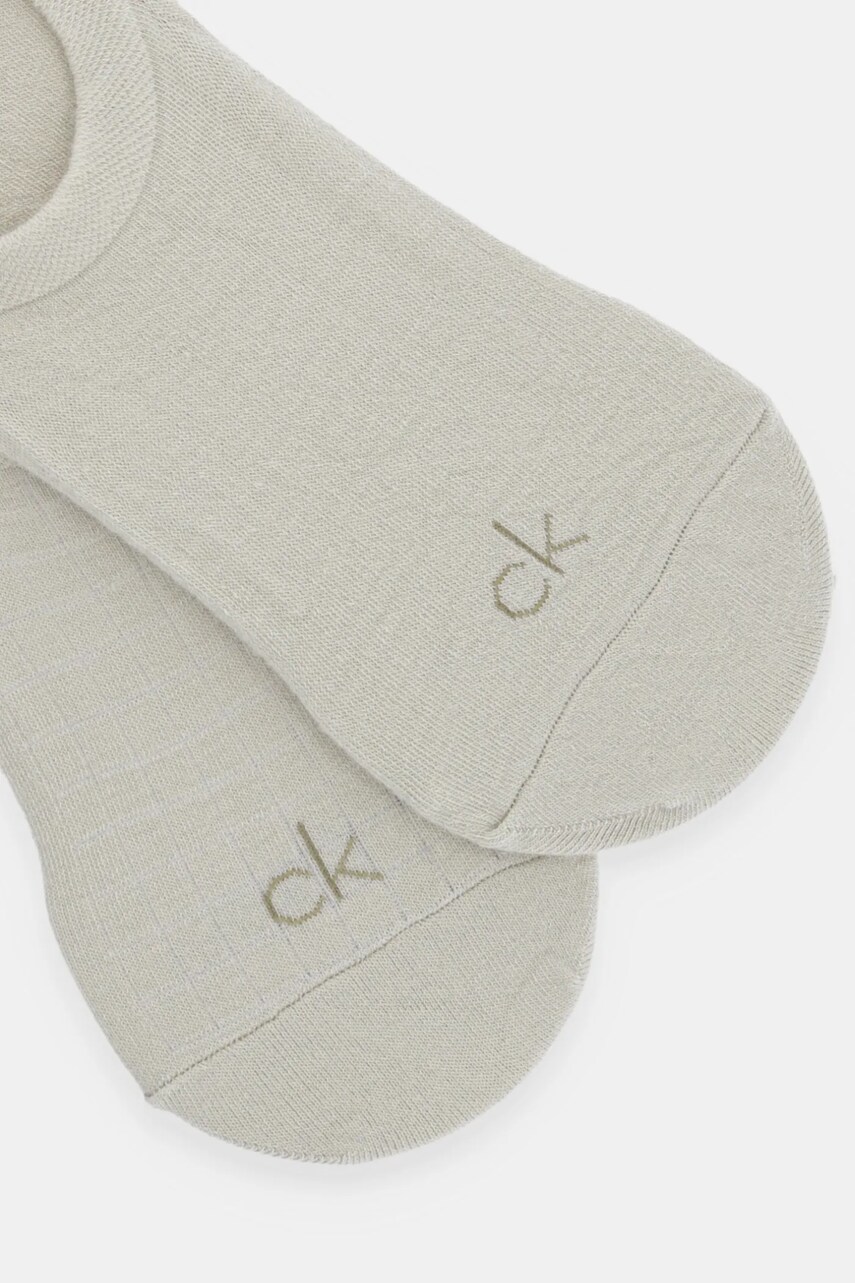 Шкарпетки Calvin Klein 2-pack чоловічі колір бежевий 701231366