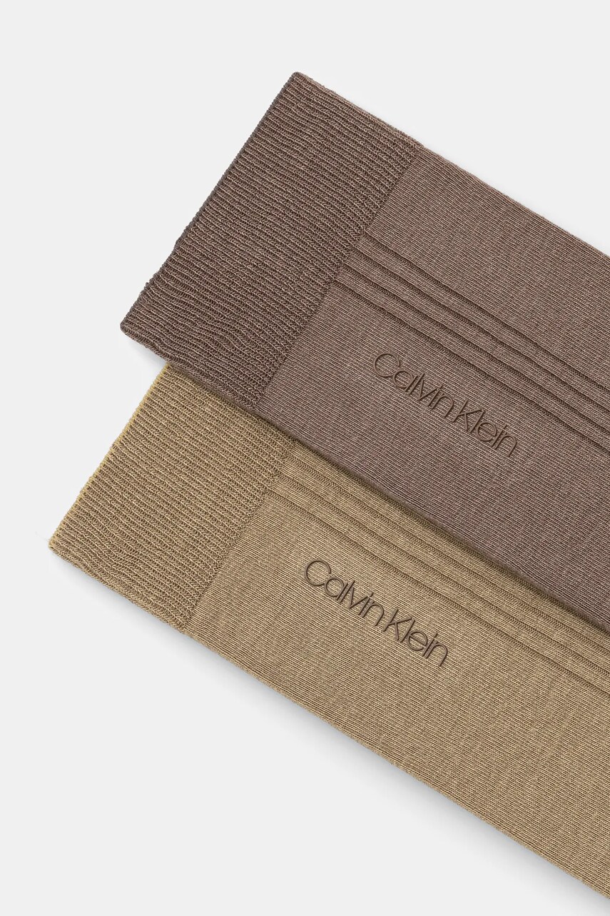 Шкарпетки Calvin Klein 2-pack чоловічі колір зелений 701232089