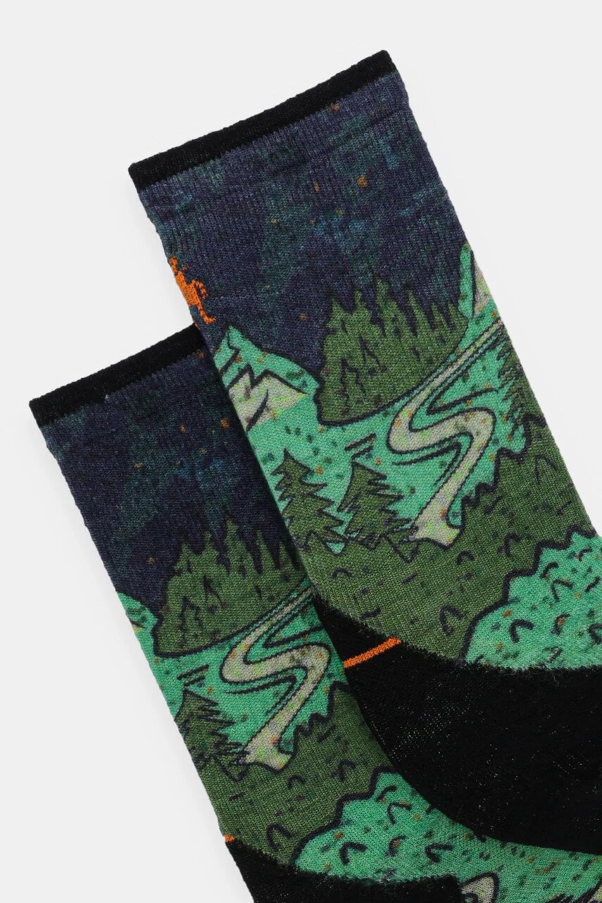 Шкарпетки Smartwool Trail Run Neature Print Crew SW002693