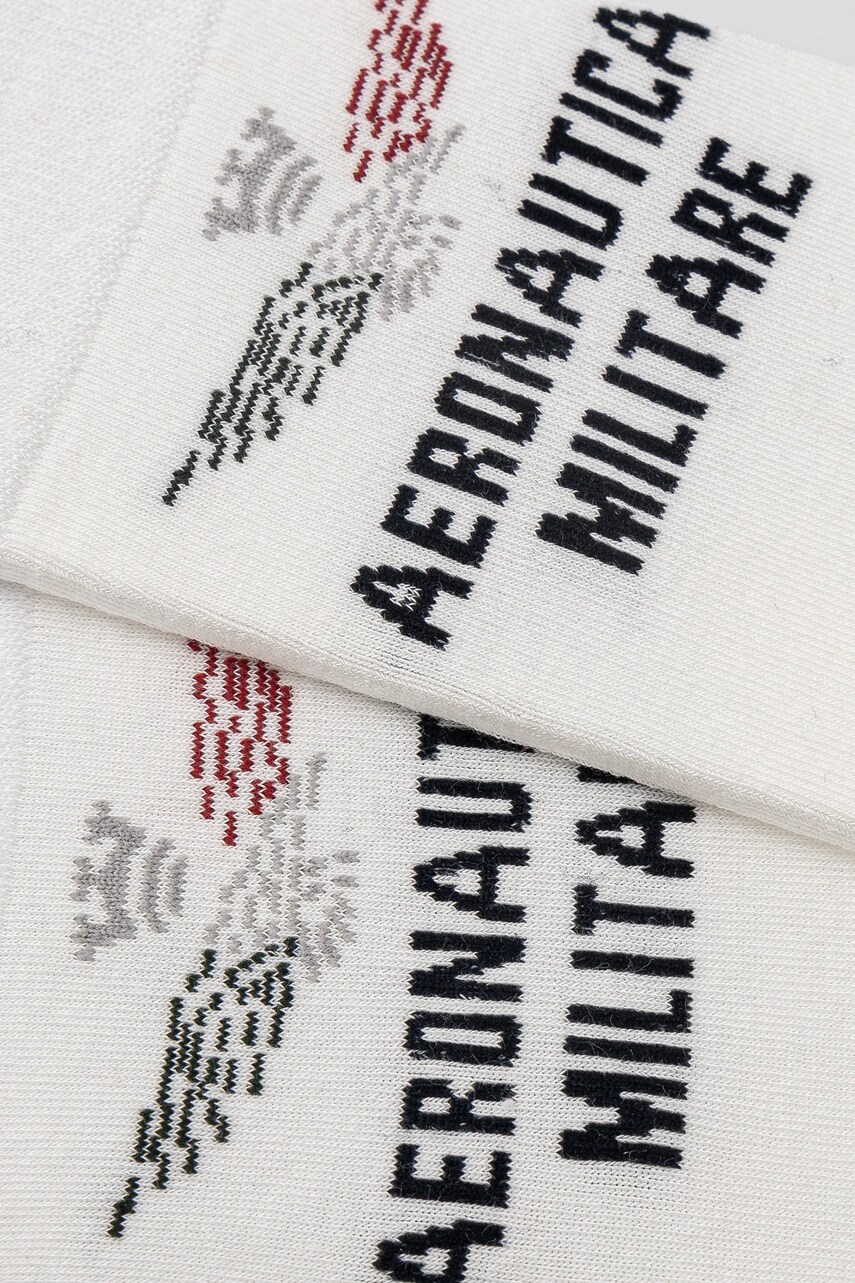 Шкарпетки Aeronautica Militare чоловічі колір білий CZ011L499