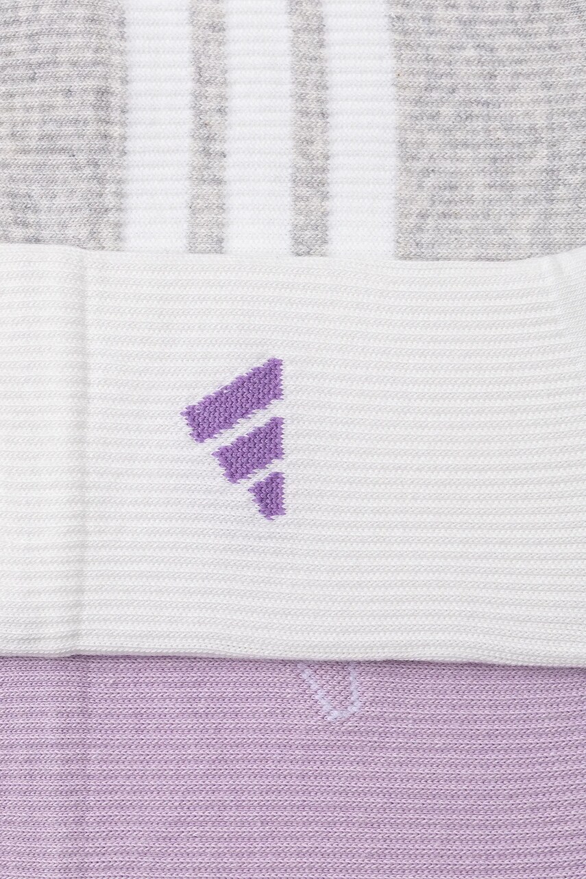 Шкарпетки adidas LOGO PACK 3PP 3-pack колір сірий JD5829