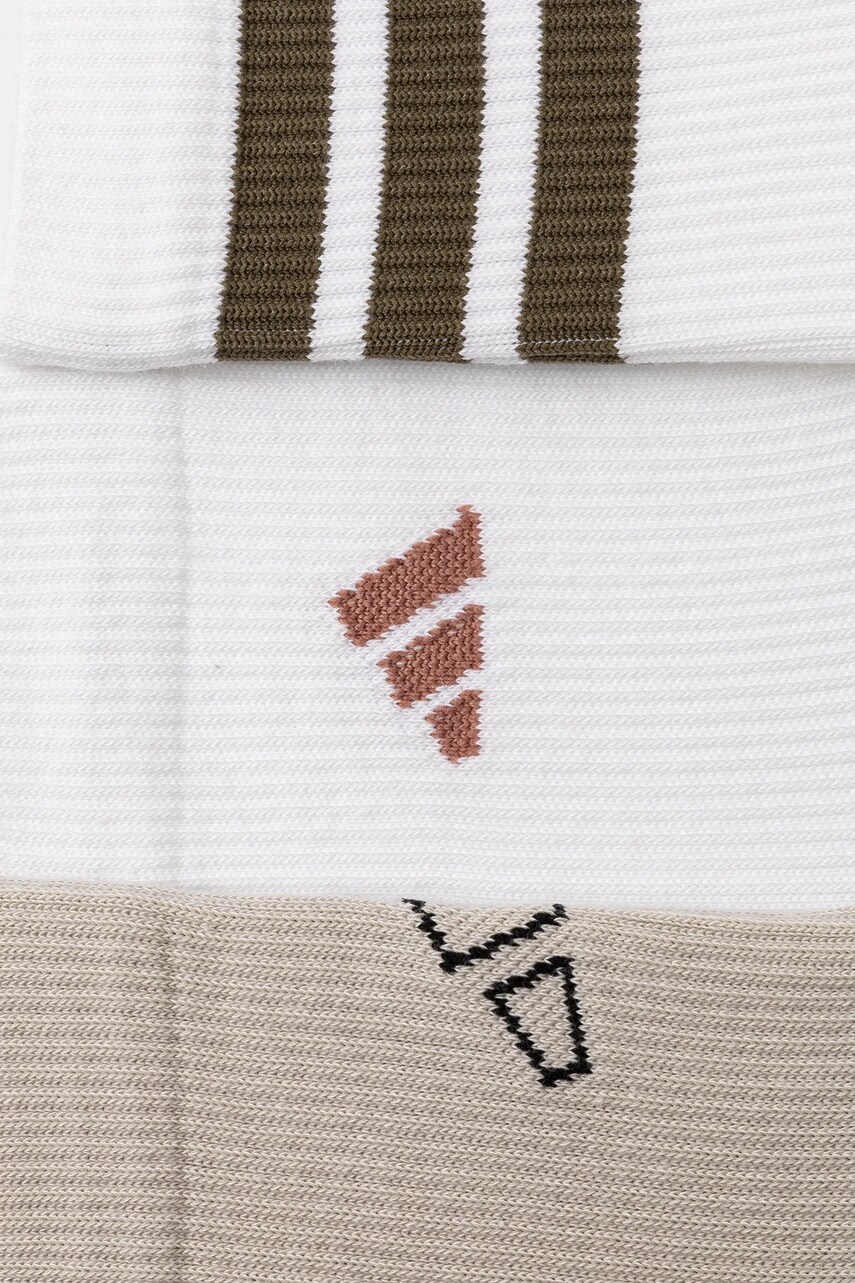 Шкарпетки adidas LOGO PACK 3PP 3-pack колір білий JD5830