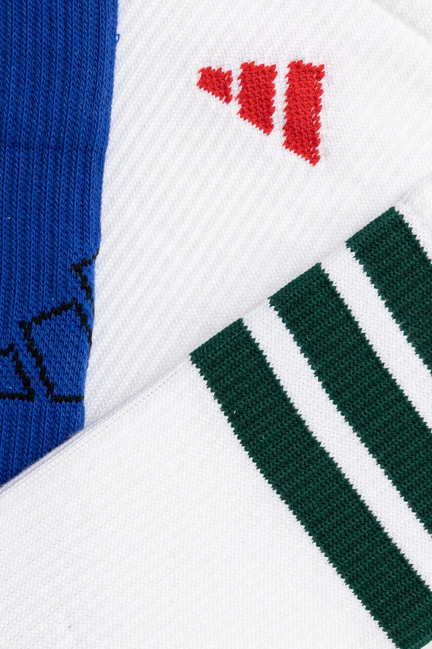 Шкарпетки adidas LOGO PACK 3PP 3-pack колір білий JD5831