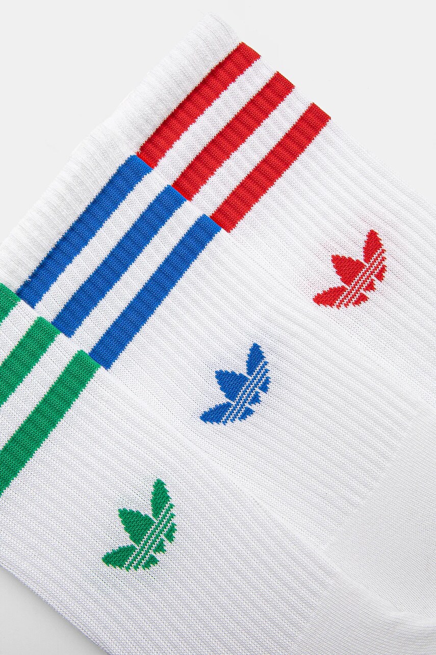 Шкарпетки adidas Originals 3-pack колір білий JJ1984