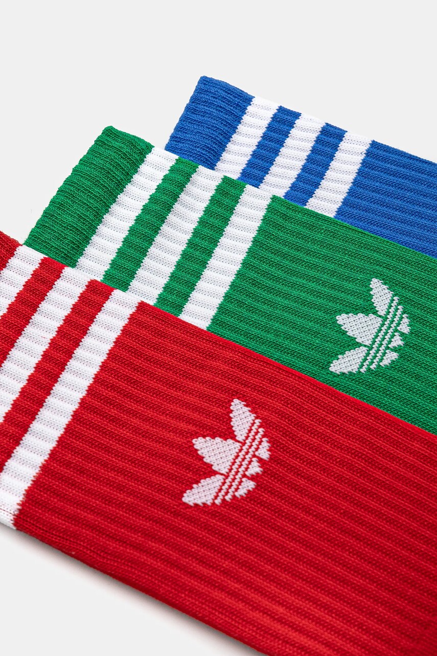 Шкарпетки adidas Originals 3-pack колір білий JJ1985