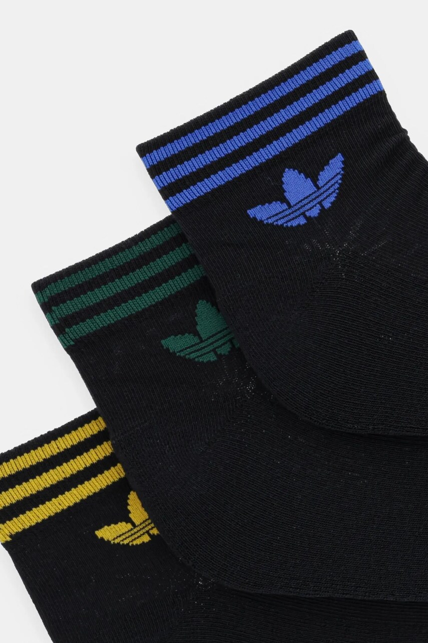 Шкарпетки adidas Originals 3-pack колір чорний JI9488