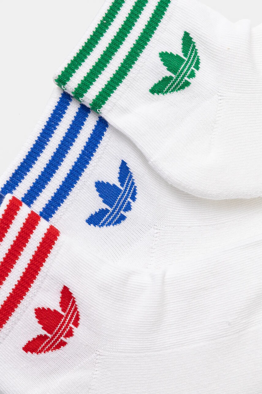 Шкарпетки adidas Originals 3-pack колір білий JI9489