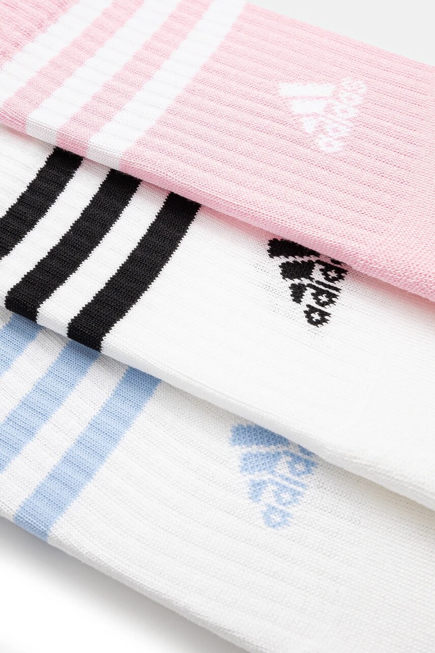 Шкарпетки adidas Essentials 3-pack колір білий JG5853