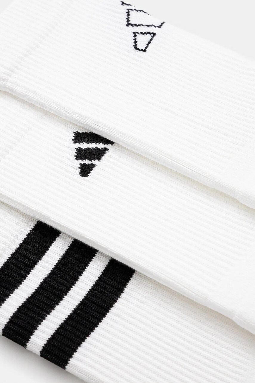 Шкарпетки adidas 3-pack колір білий JI6316