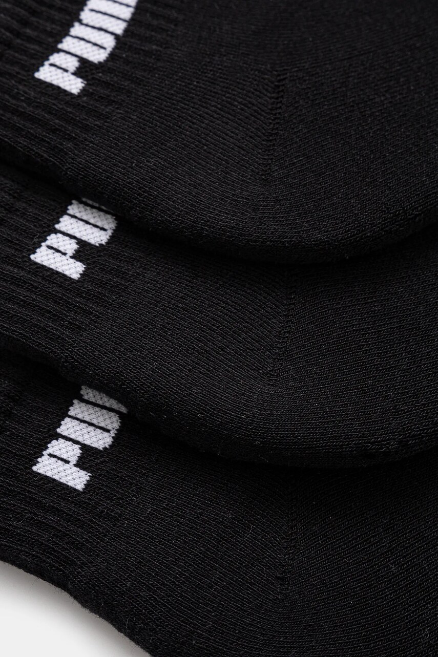 Шкарпетки Puma 3-pack колір чорний 938393