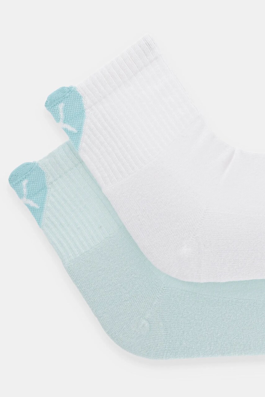 Шкарпетки Puma 2-pack колір бірюзовий 938555