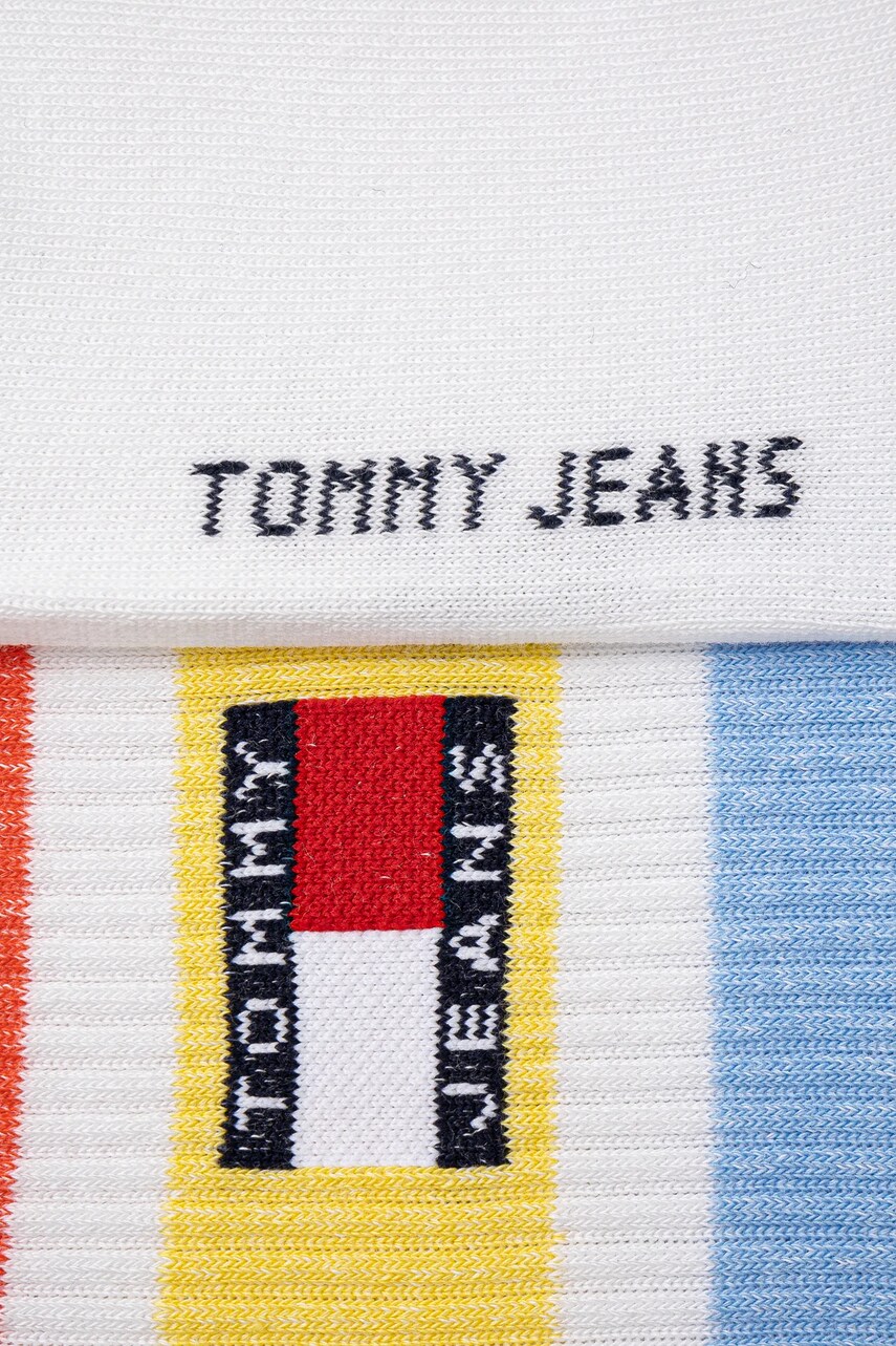Шкарпетки Tommy Jeans 2-pack колір білий 701232726