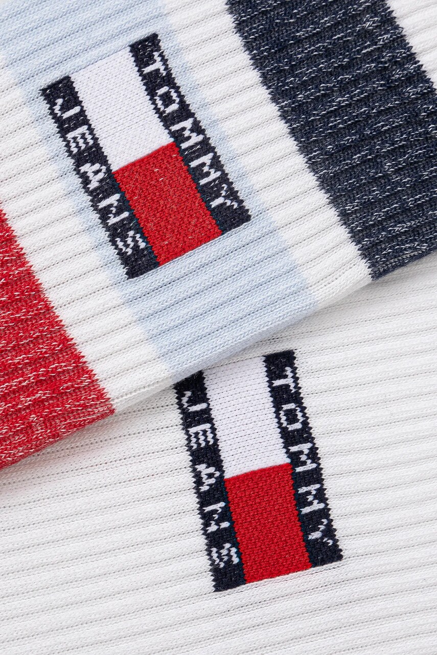 Шкарпетки Tommy Jeans 2-pack колір білий 701232726
