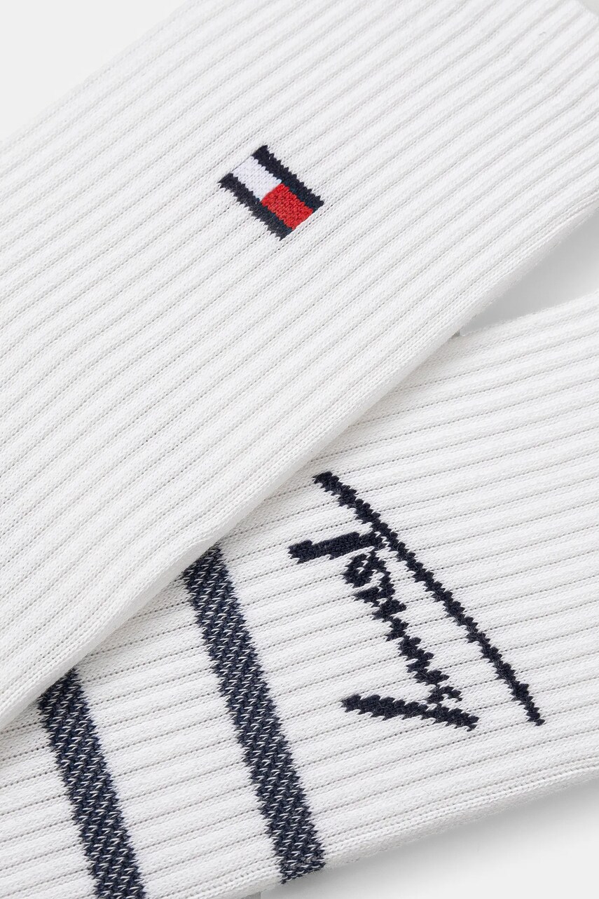 Шкарпетки Tommy Jeans 2-pack колір білий 701232876