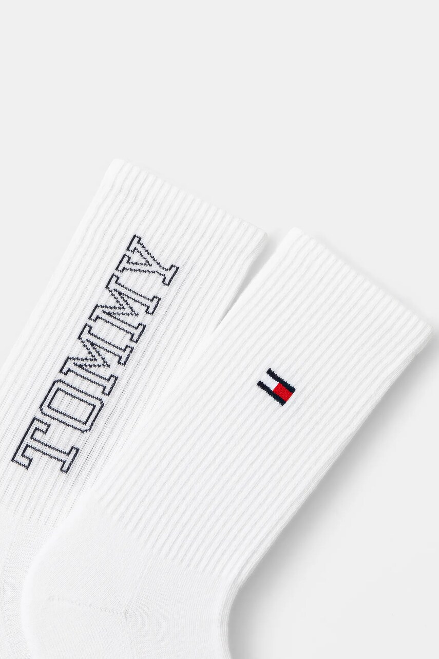 Шкарпетки Tommy Jeans 2-pack колір білий 701233338