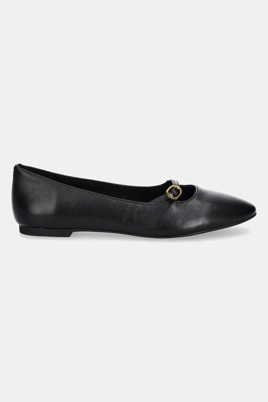 Шкіряні балетки Kurt Geiger London Flexi Ballerina колір чорний  3942400109