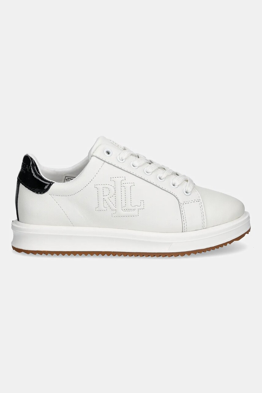 Шкіряні кросівки Lauren Ralph Lauren Ainsley колір білий 802959226001