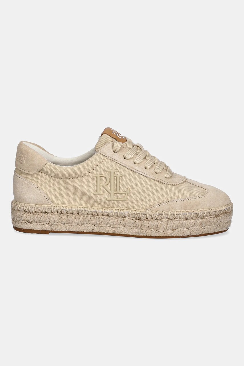 Кросівки Lauren Ralph Lauren Luize Snkr колір бежевий 802959231003