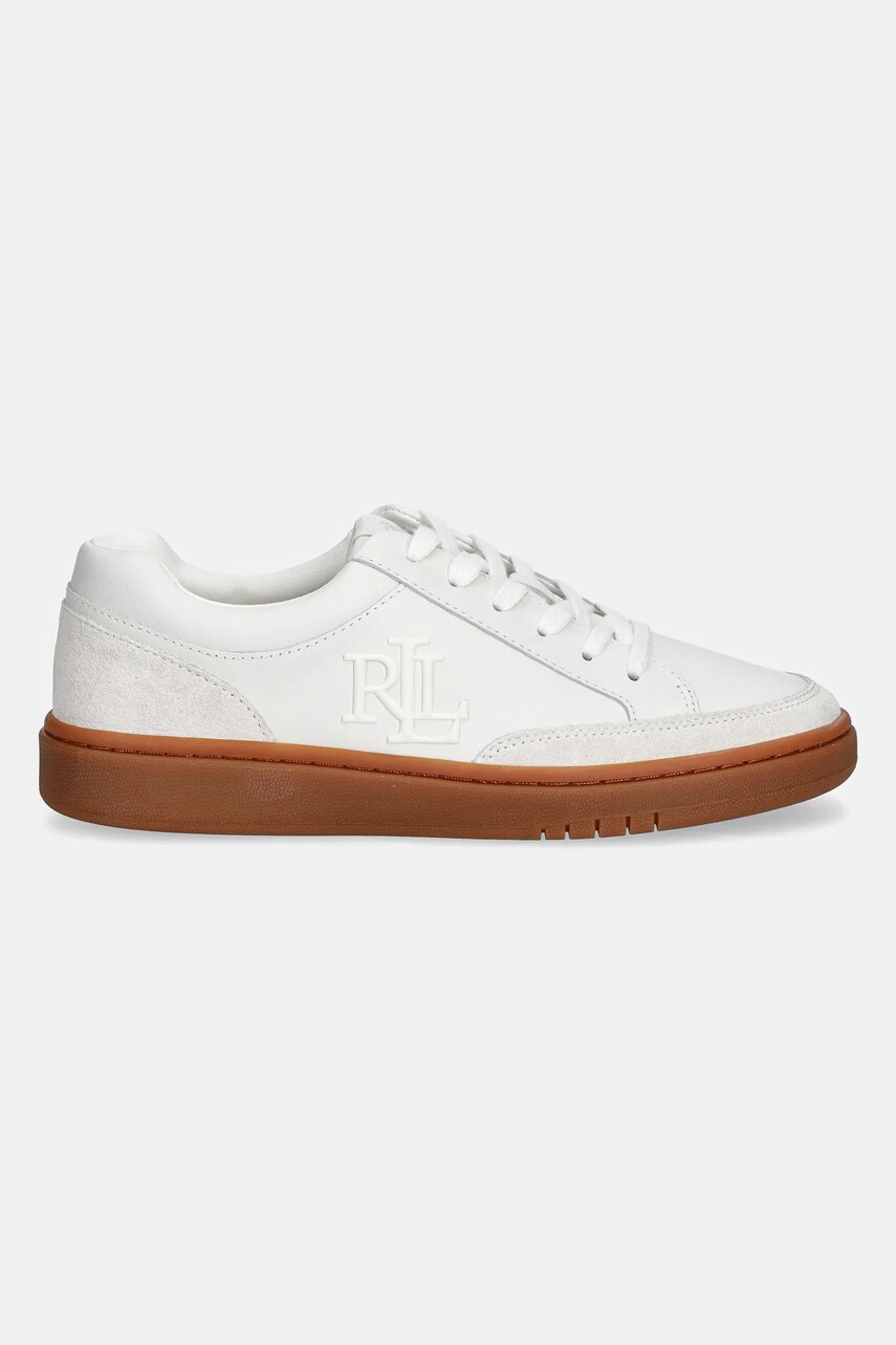 Шкіряні кросівки Lauren Ralph Lauren Hailey 6 колір білий 802959240001