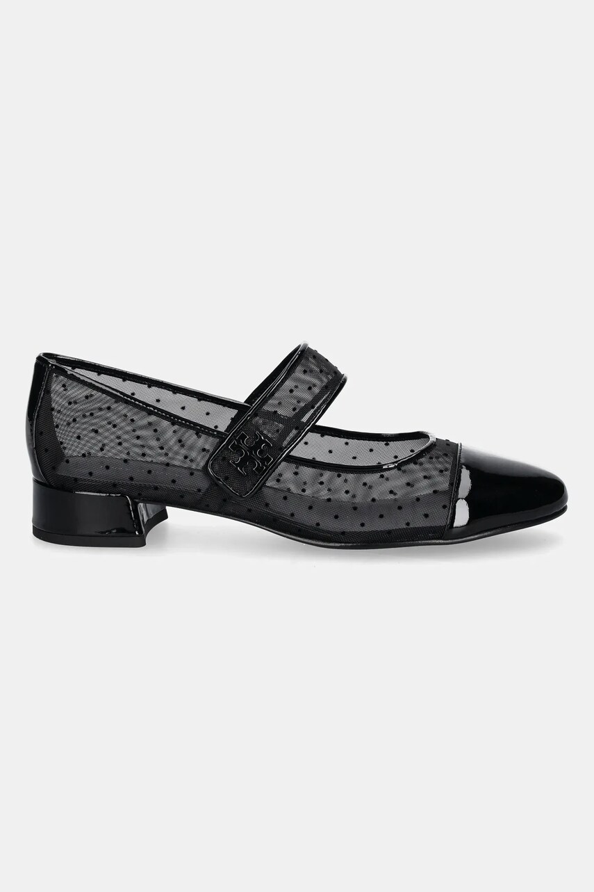 Туфлі Tory Burch Cap-Toe Mary Jane Heel Ballet колір чорний каблук блок 162496-001