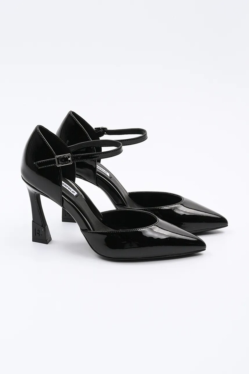 Туфлі Karl Lagerfeld PREMIERE 90 колір чорний KL33504