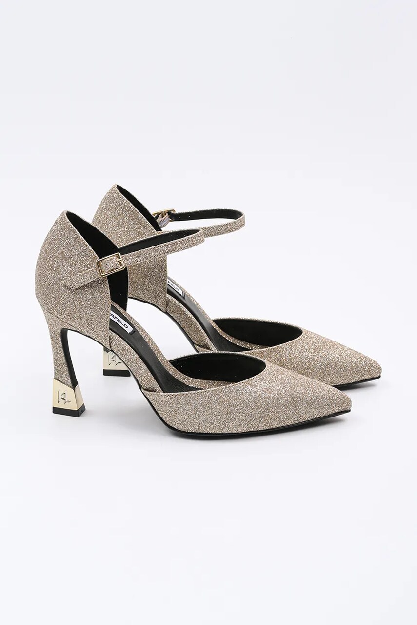 Туфлі Karl Lagerfeld PREMIERE 90 колір золотий KL33504G