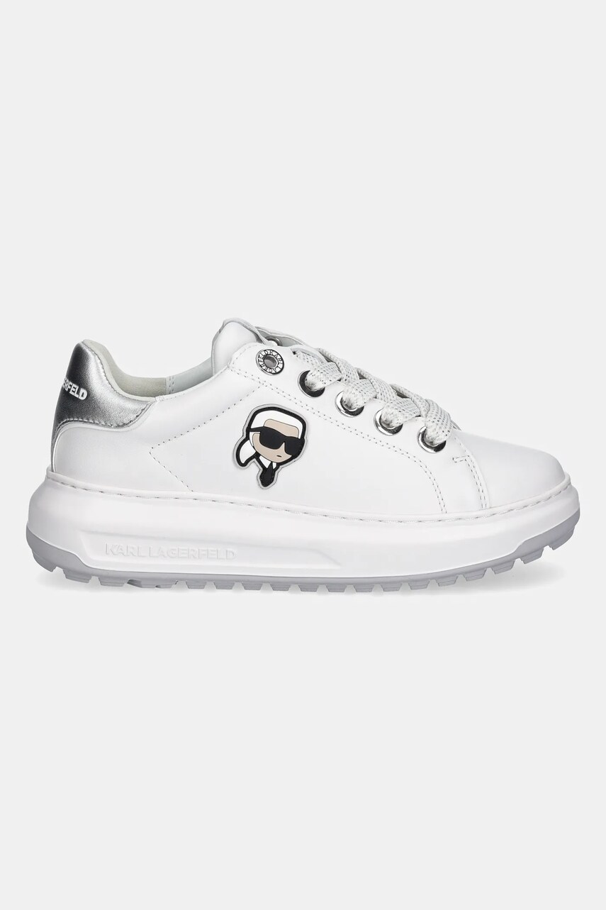 Шкіряні кросівки Karl Lagerfeld KAPRI LUG колір білий KL67530