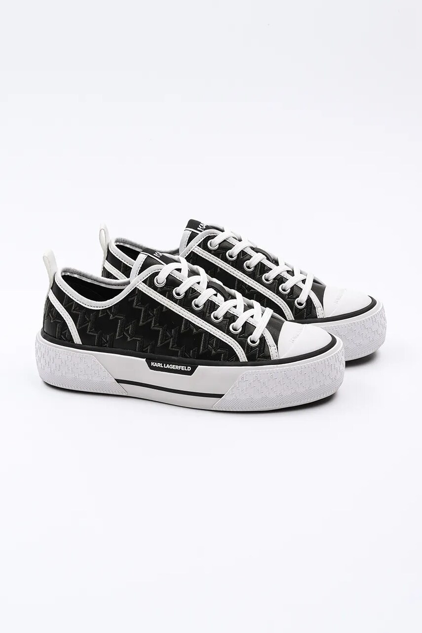 Кеди Karl Lagerfeld KAMPUS MAX III жіночі колір чорний KL60615