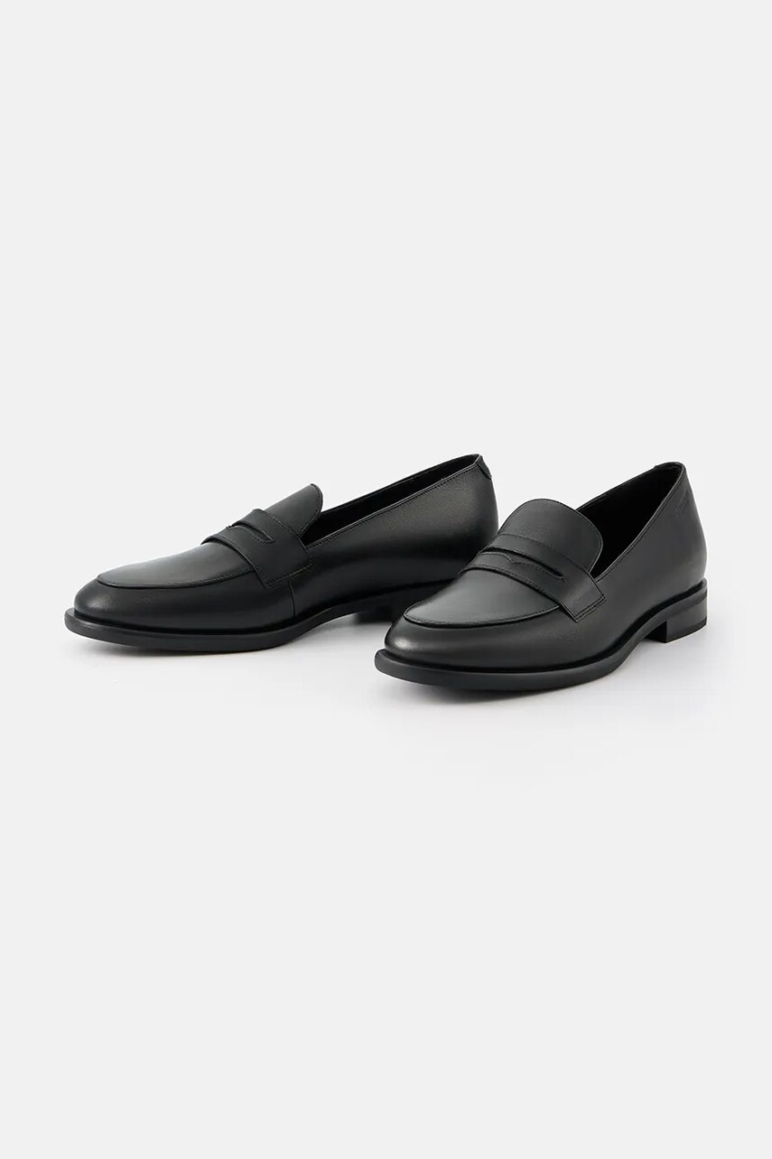 Шкіряні мокасини Vagabond Shoemakers HEIDI жіночі колір чорний на плоскому ходу 5909-001-20