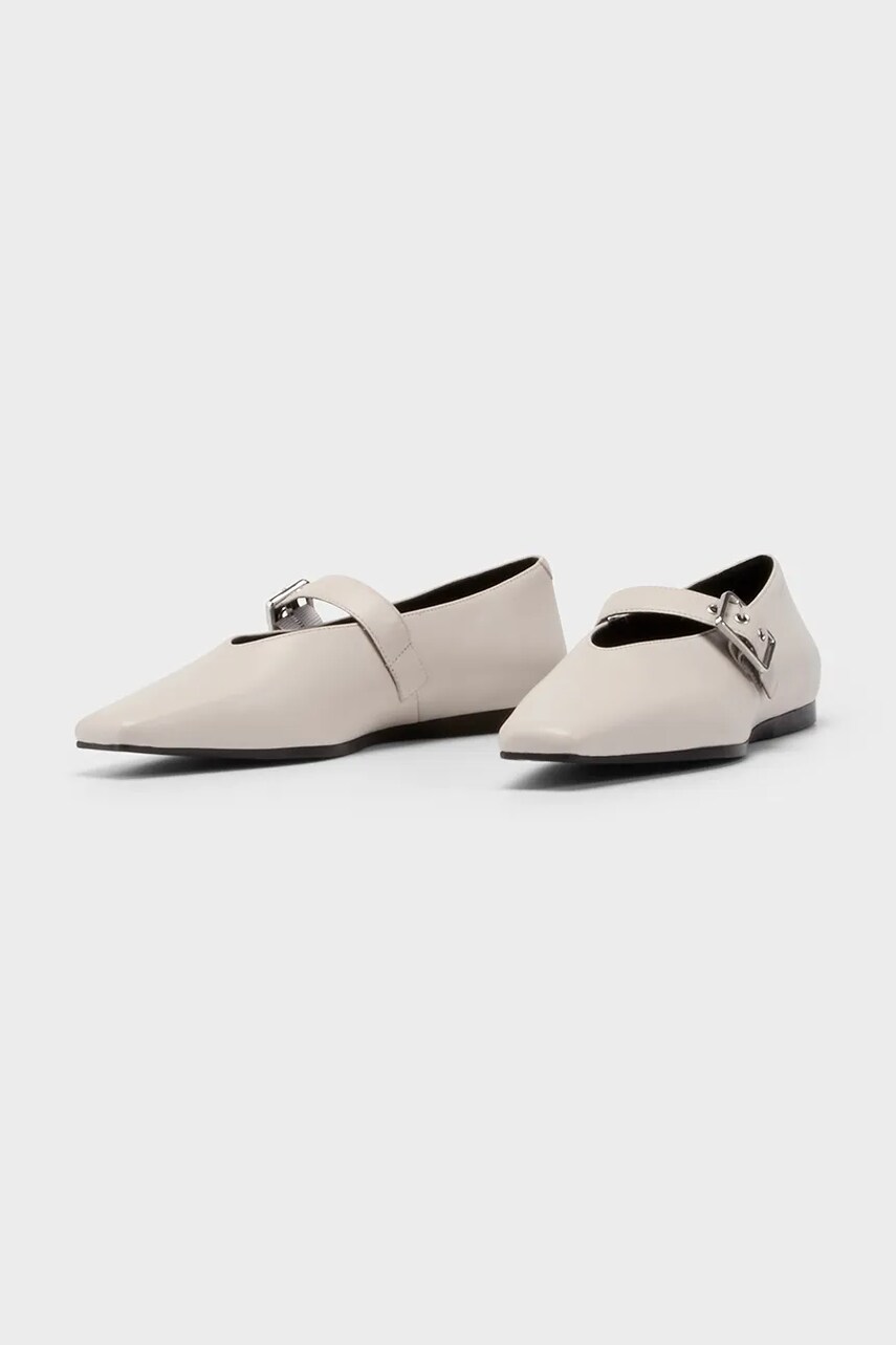 Шкіряні балетки Vagabond Shoemakers WIOLETTA колір бежевий  5701-201-02