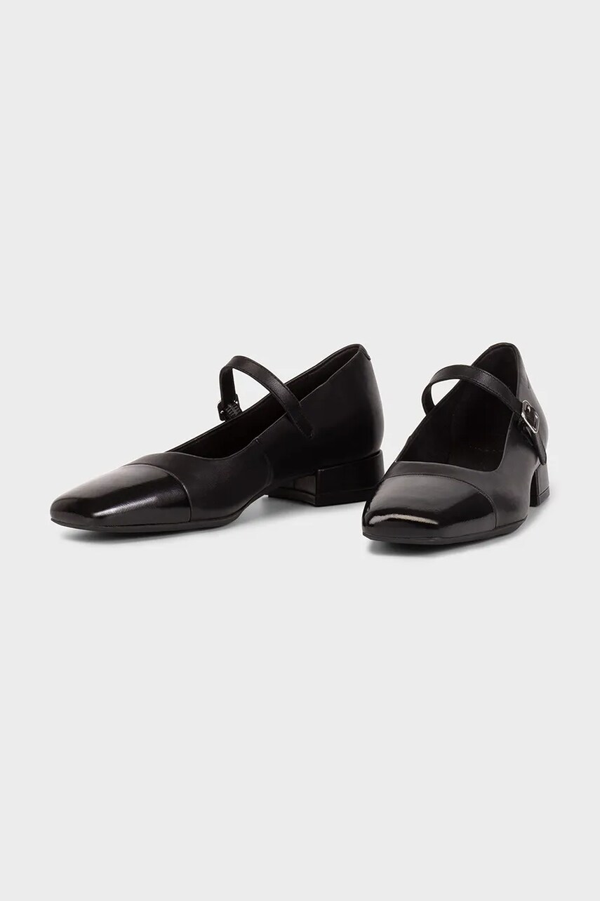Шкіряні туфлі Vagabond Shoemakers DEBBI колір чорний каблук блок 5918-002-92